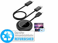 TVPeCee HDMI-Sender, Wireless HDMI Transmitter Receiver; Streaming-Empfänger für Miracast, DLNA & AirPlay Streaming-Empfänger für Miracast, DLNA & AirPlay Streaming-Empfänger für Miracast, DLNA & AirPlay
